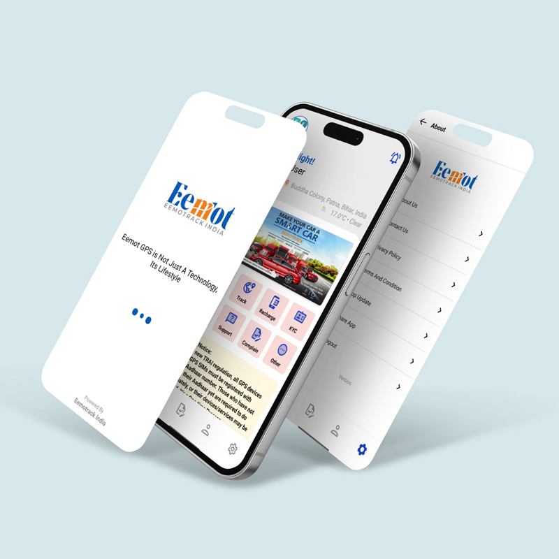 Eemort Smart GPS App – Real-time Vehicle Tracking and Route Monitoring